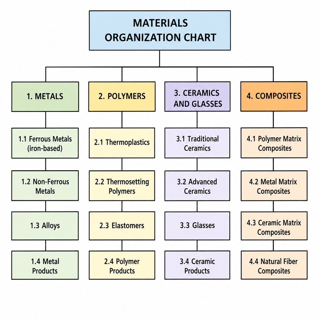 Material Organization Chart