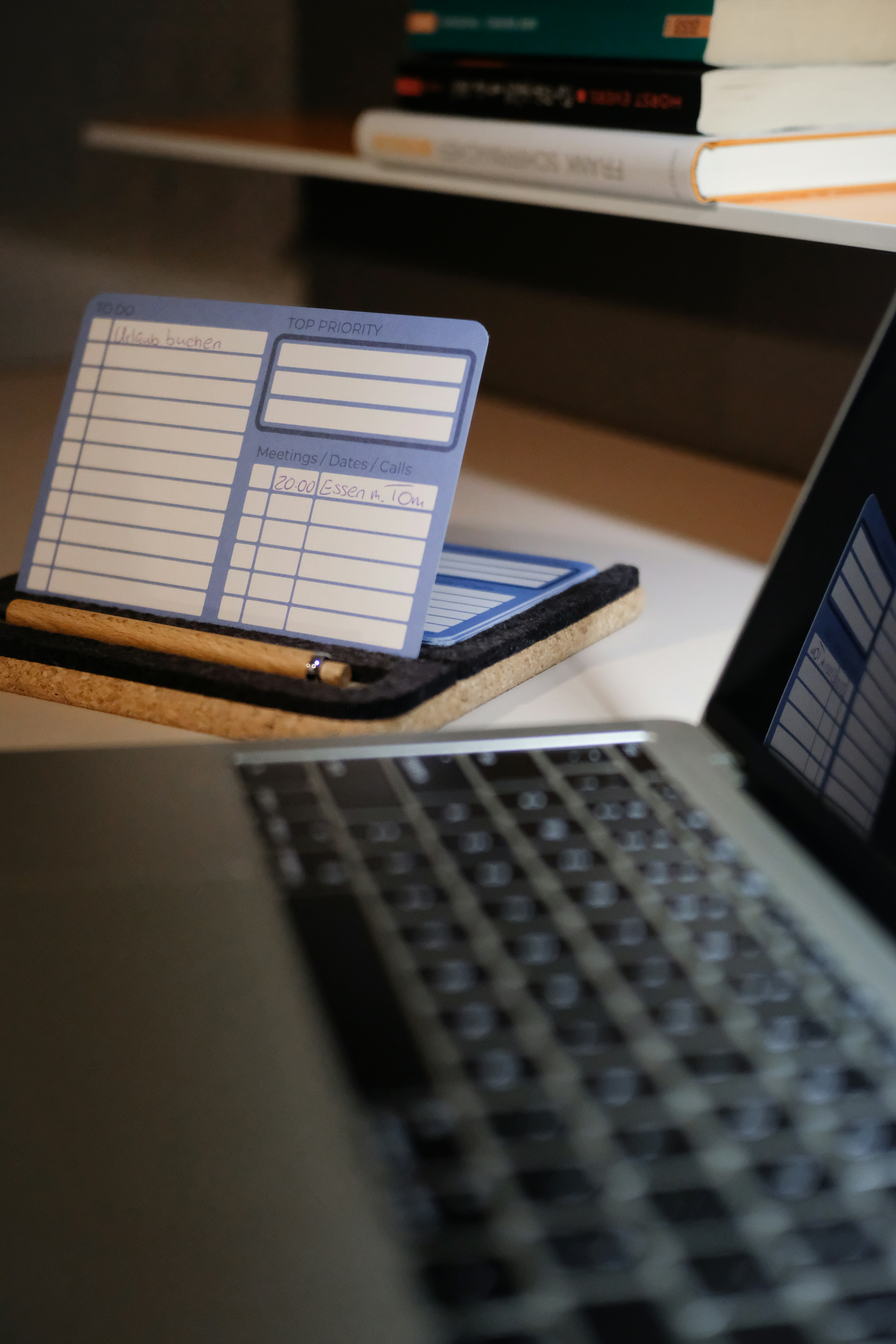 Organized digital flashcard decks on a laptop screen