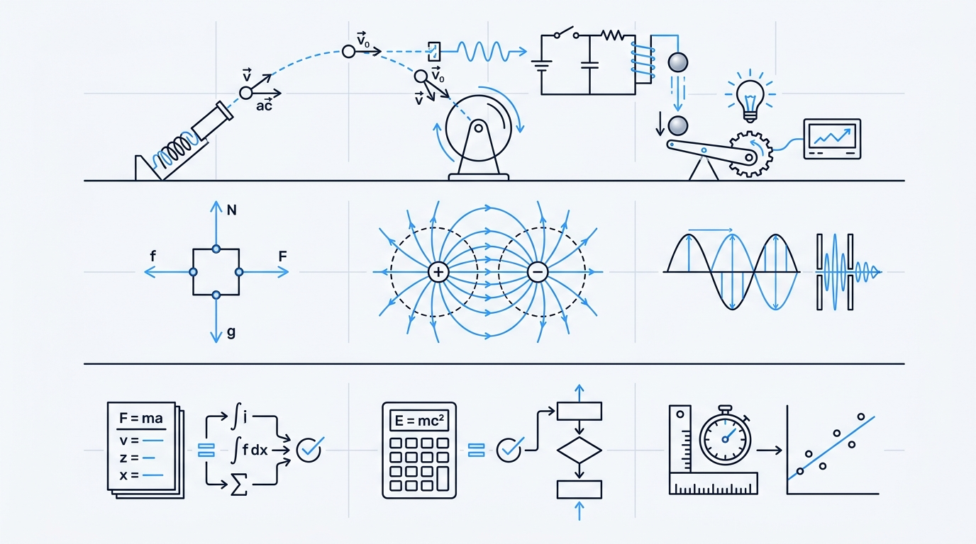 Three layers of physics understanding: procedure, concept, and transfer